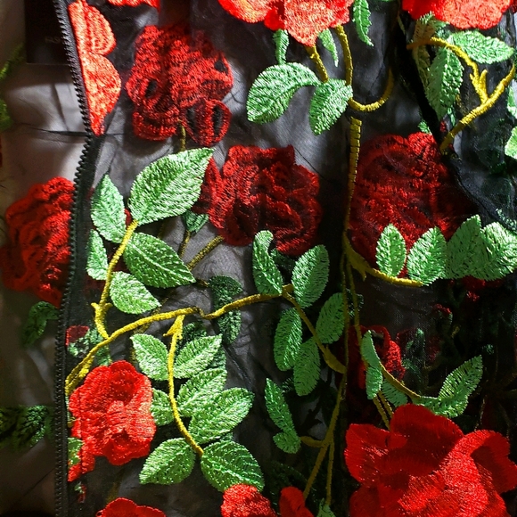 Mesh Bomber Style Jacket - Picture 5 of 12